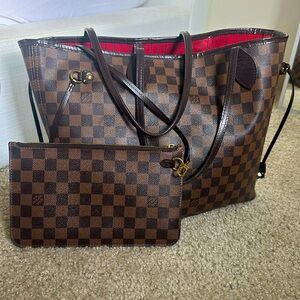 Louis Vuitton NEVERFULL MM - Damier Ebene *with pochette*